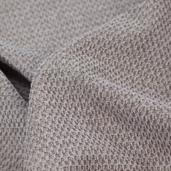 Chicago Bobble Effect Chenille Upholstery Fabric Oatmeal Colour CTR-1576 - Made To Measure Curtains