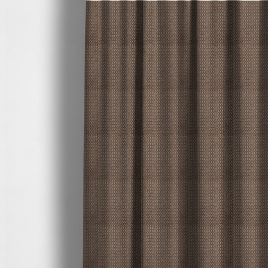 Chicago Bobble Effect Chenille Upholstery Fabric Mocha Colour CTR-1577 - Made To Measure Curtains