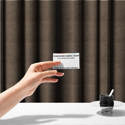 Chicago Bobble Effect Chenille Upholstery Fabric Mocha Colour CTR-1577 - Made To Measure Curtains