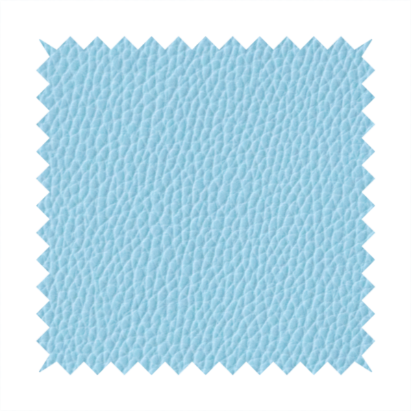 Venosa Plain Faux Leather Look In Aqua Blue Colour Upholstery Fabric CTR-1579