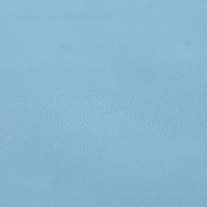Venosa Plain Faux Leather Look In Aqua Blue Colour Upholstery Fabric CTR-1579
