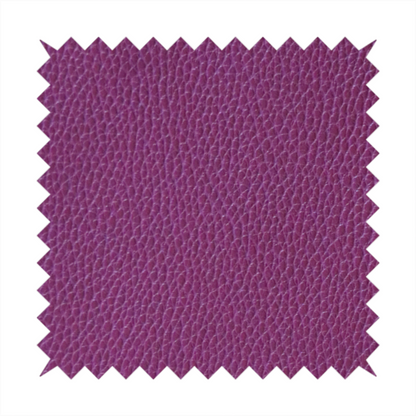 Venosa Plain Faux Leather Look In Magenta Colour Upholstery Fabric CTR-1581