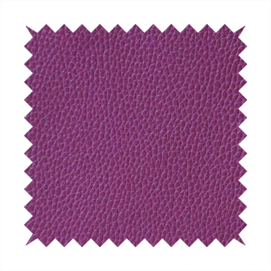 Venosa Plain Faux Leather Look In Magenta Colour Upholstery Fabric CTR-1581