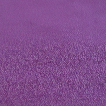 Venosa Plain Faux Leather Look In Magenta Colour Upholstery Fabric CTR-1581
