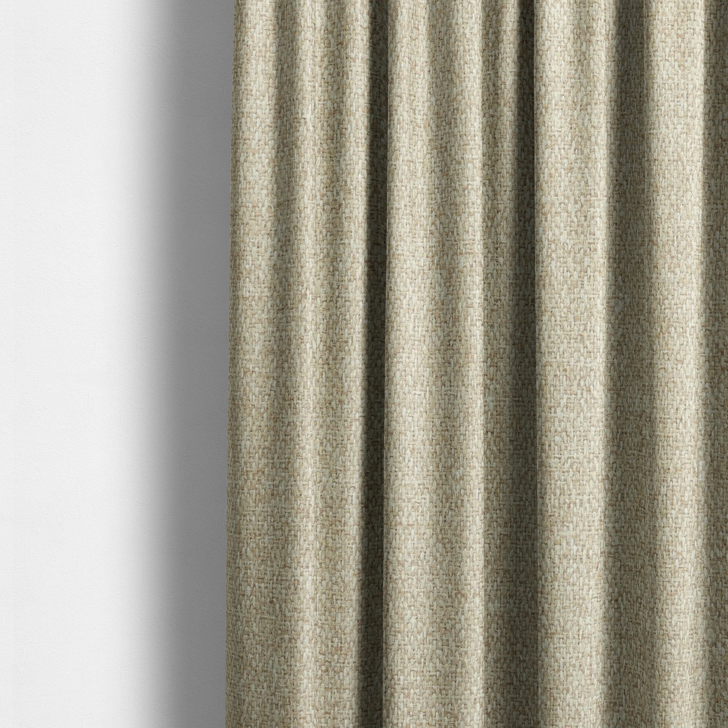 Sunrise Textured Chenille Clean Easy Cream Upholstery Fabric CTR-1581 - Made To Measure Curtains