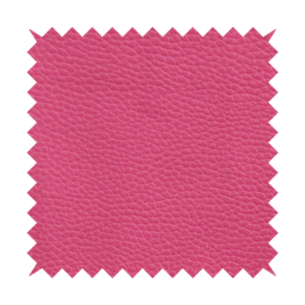 Venosa Plain Faux Leather Look In Pink Colour Upholstery Fabric CTR-1582