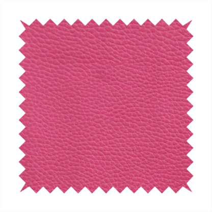Venosa Plain Faux Leather Look In Pink Colour Upholstery Fabric CTR-1582