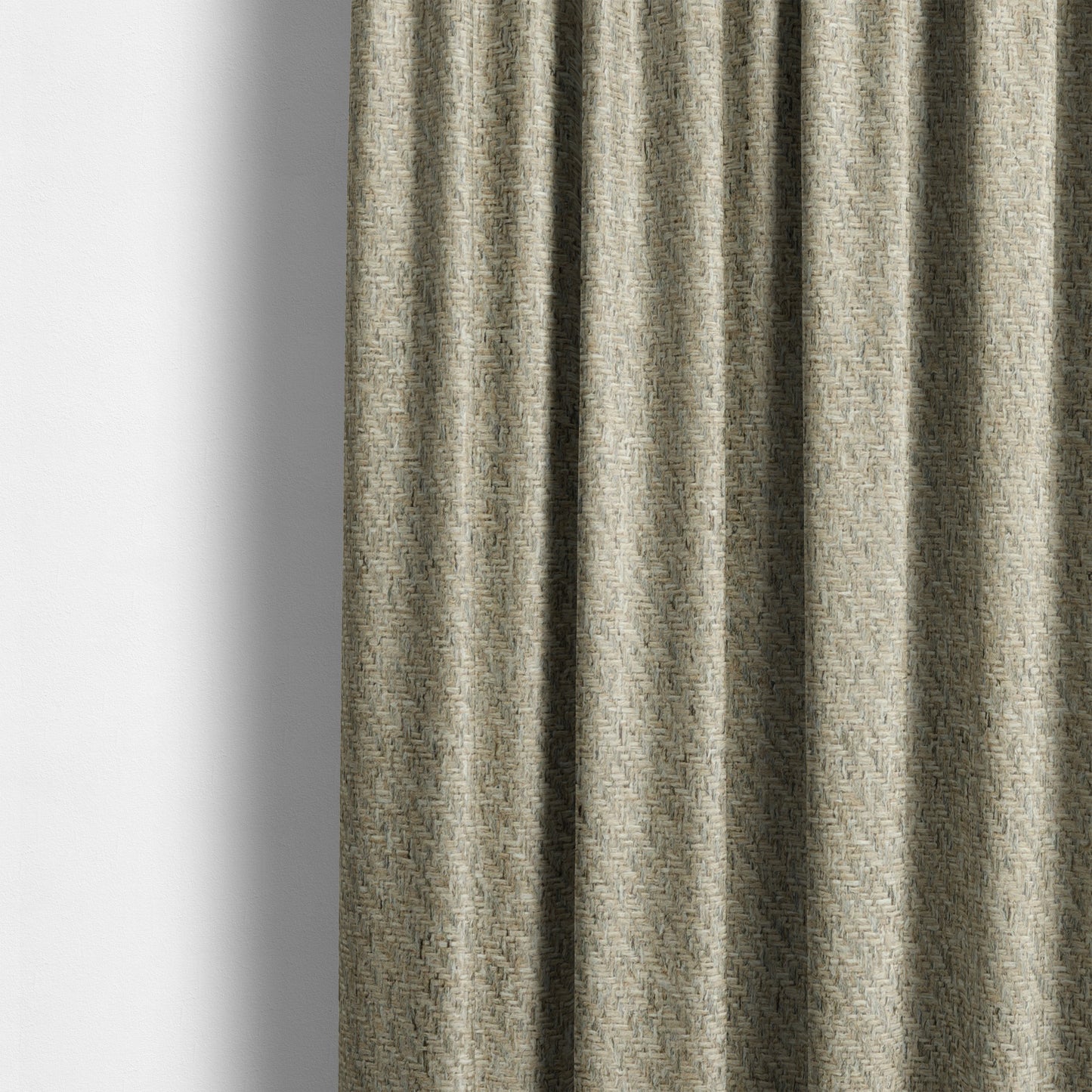 Sunrise Textured Chenille Clean Easy Beige Upholstery Fabric CTR-1582 - Made To Measure Curtains