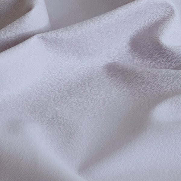 Venosa Plain Faux Leather Look In Lilac Colour Upholstery Fabric CTR-1583