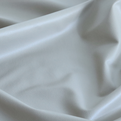 Venosa Plain Faux Leather Look In Dark Beige Colour Upholstery Fabric CTR-1589