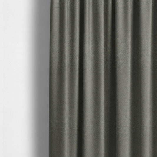 Sunrise Textured Chenille Clean Easy Grey Upholstery Fabric CTR-1589 - Made To Measure Curtains