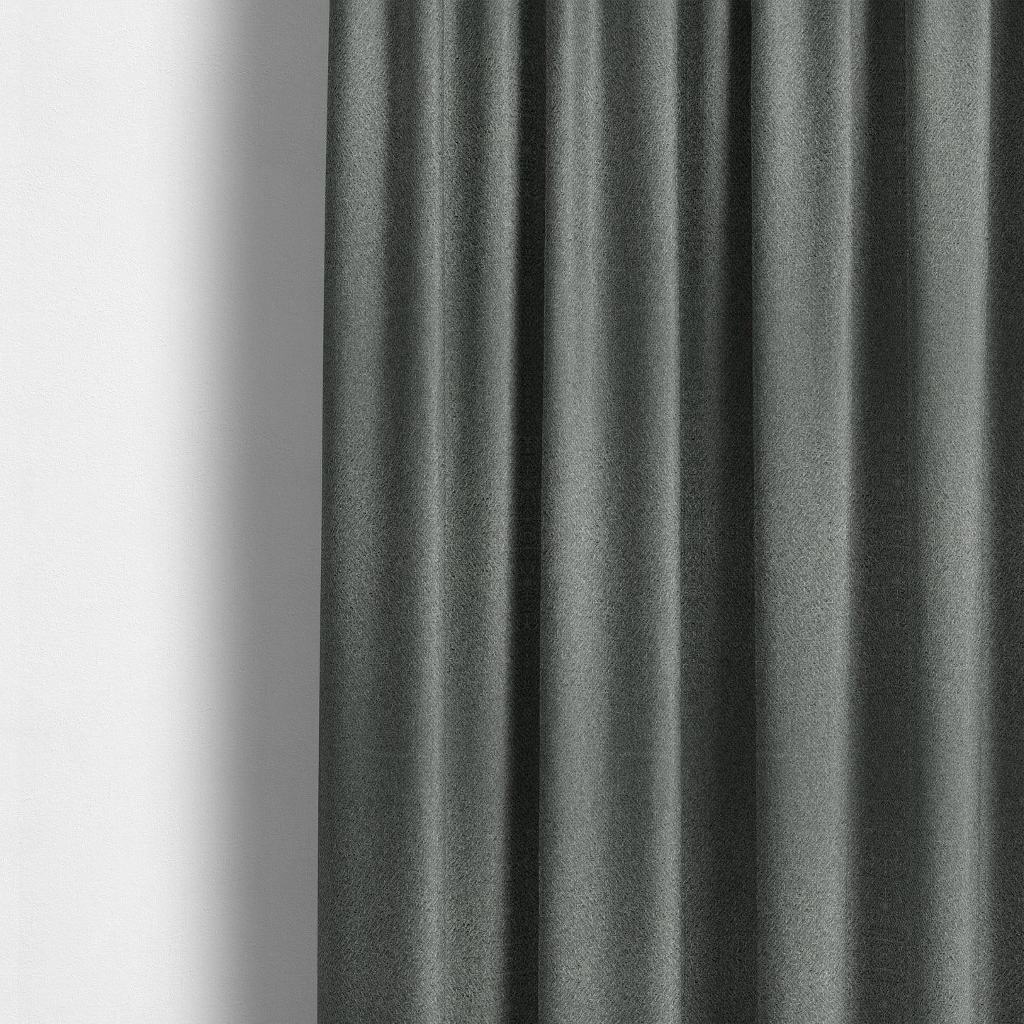 Sunrise Textured Chenille Clean Easy Dark Grey Upholstery Fabric CTR-1590 - Made To Measure Curtains