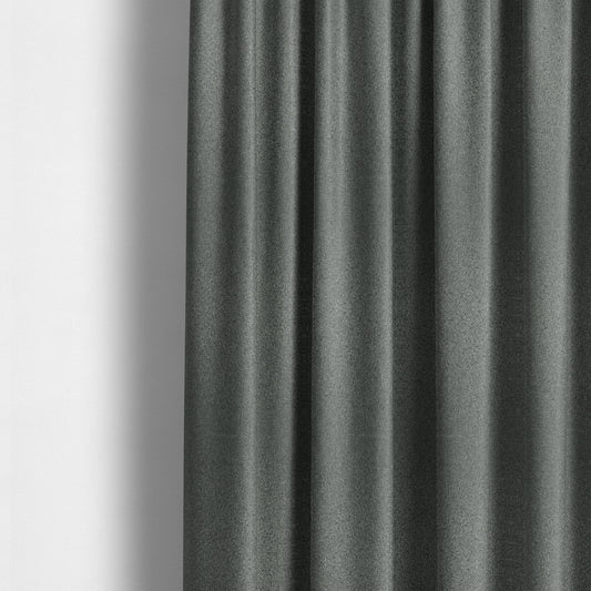 Sunrise Textured Chenille Clean Easy Dark Grey Upholstery Fabric CTR-1590 - Made To Measure Curtains