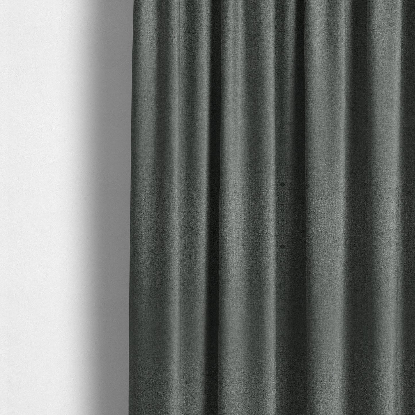 Sunrise Textured Chenille Clean Easy Dark Grey Upholstery Fabric CTR-1591 - Made To Measure Curtains