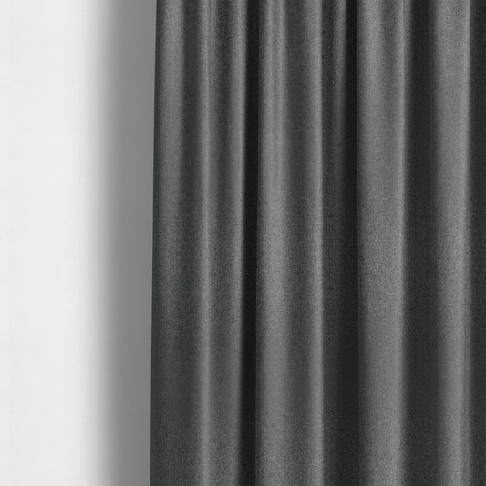 Sunrise Textured Chenille Clean Easy Dark Grey Upholstery Fabric CTR-1591 - Made To Measure Curtains