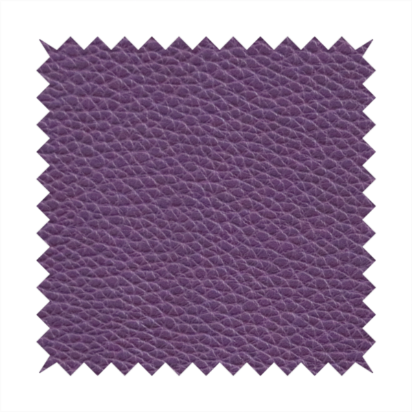 Venosa Plain Faux Leather Look In Purple Colour Upholstery Fabric CTR-1592