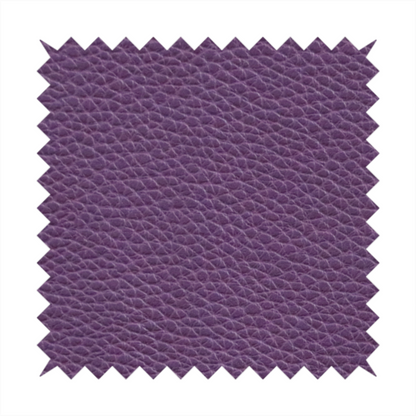 Venosa Plain Faux Leather Look In Purple Colour Upholstery Fabric CTR-1592