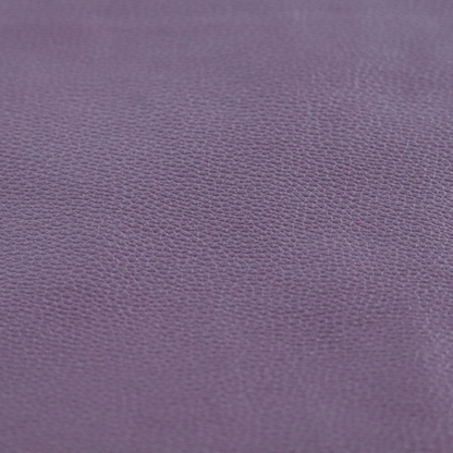 Venosa Plain Faux Leather Look In Purple Colour Upholstery Fabric CTR-1592