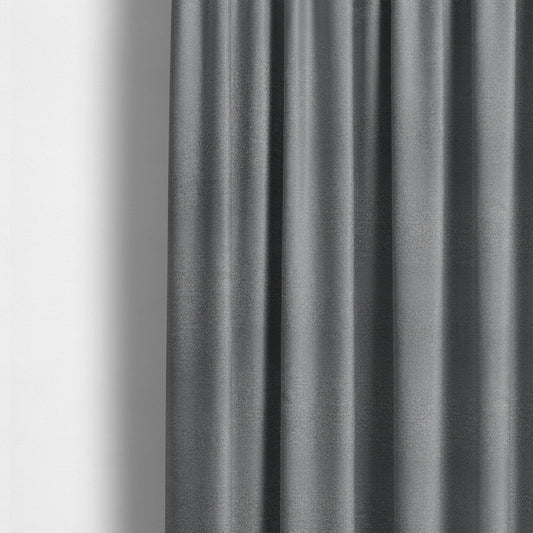 Manekpore Soft Plain Chenille Water Repellent Silver Upholstery Fabric CTR-1611 - Made To Measure Curtains