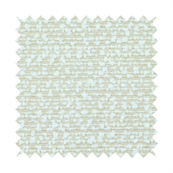 Balmoral Hard Wearing Boucle Upholstery Fabric Cream Colour CTR-1620 - Made To Measure Curtains