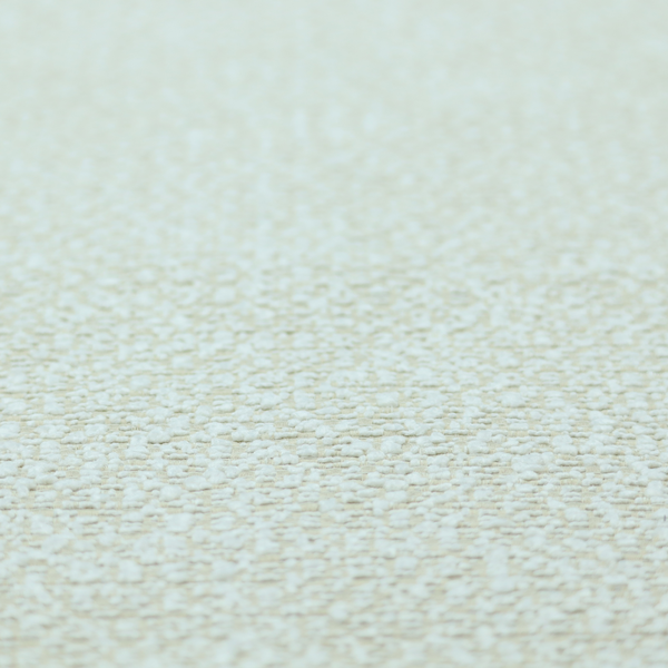 Balmoral Hard Wearing Boucle Upholstery Fabric Cream Colour CTR-1620 - Made To Measure Curtains