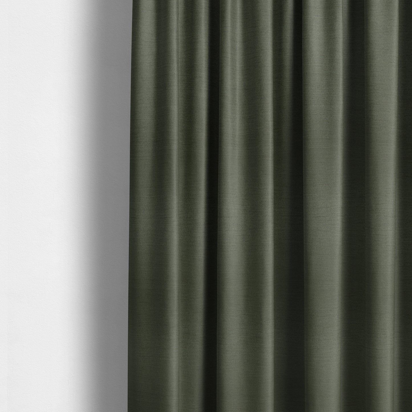 Spirit Plain Chenille Water Repellent Green Upholstery Fabric CTR-1620 - Made To Measure Curtains