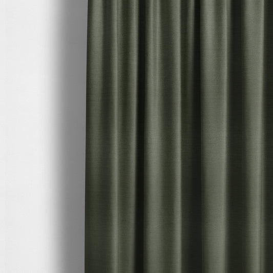 Spirit Plain Chenille Water Repellent Green Upholstery Fabric CTR-1620 - Made To Measure Curtains