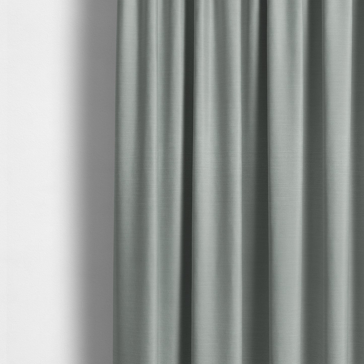 Spirit Plain Chenille Water Repellent Silver Upholstery Fabric CTR-1621 - Made To Measure Curtains