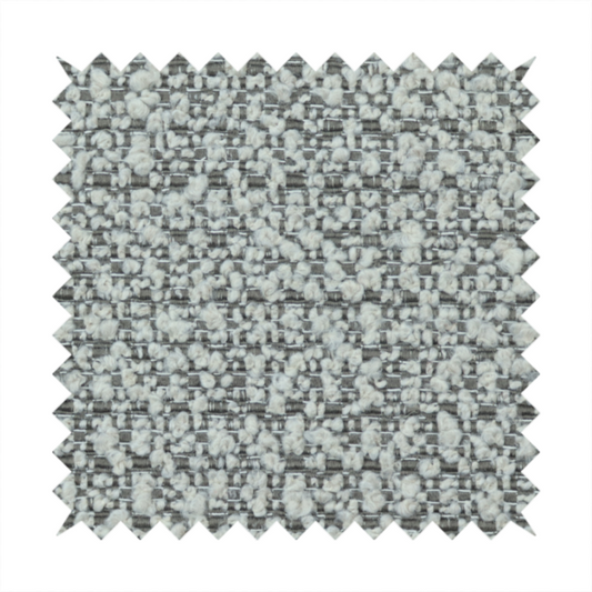 Balmoral Hard Wearing Boucle Upholstery Fabric Fossil Grey Colour CTR-1622