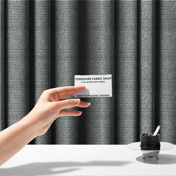 Balmoral Hard Wearing Boucle Upholstery Fabric Fossil Grey Colour CTR-1622 - Made To Measure Curtains