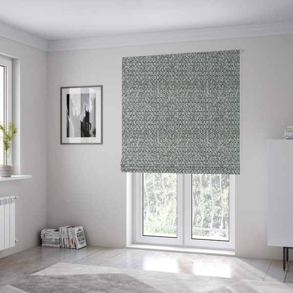 Balmoral Hard Wearing Boucle Upholstery Fabric Fossil Grey Colour CTR-1622 - Roman Blinds