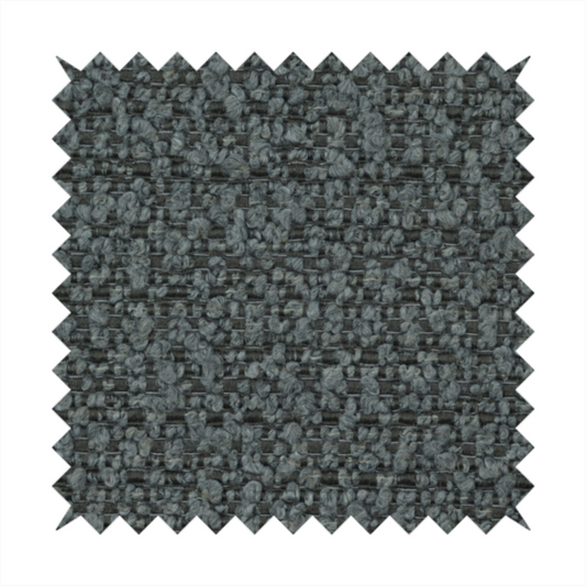 Balmoral Hard Wearing Boucle Upholstery Fabric Smoke Grey Colour CTR-1623