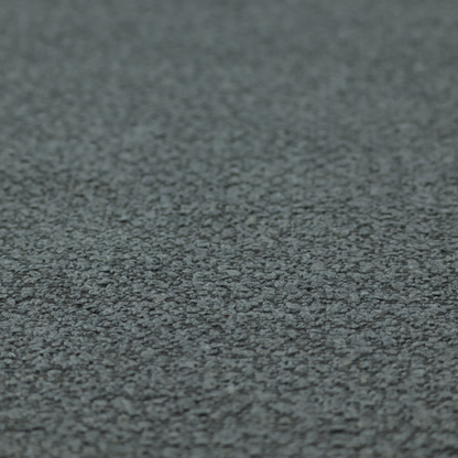 Balmoral Hard Wearing Boucle Upholstery Fabric Smoke Grey Colour CTR-1623 - Handmade Cushions