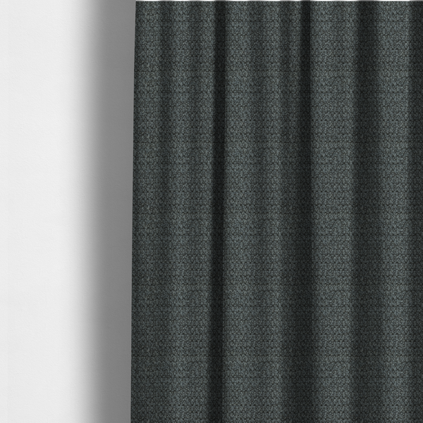 Balmoral Hard Wearing Boucle Upholstery Fabric Smoke Grey Colour CTR-1623 - Made To Measure Curtains