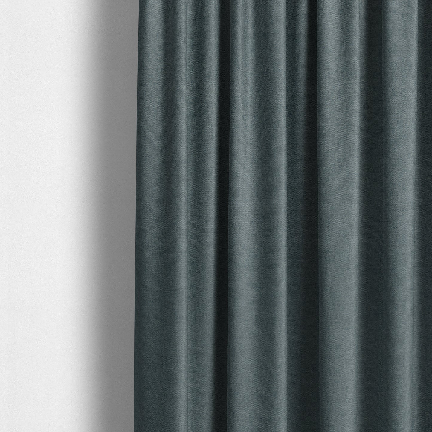 Jordan Soft Touch Chenille Plain Water Repellent Navy Blue Upholstery Fabric CTR-1630 - Made To Measure Curtains