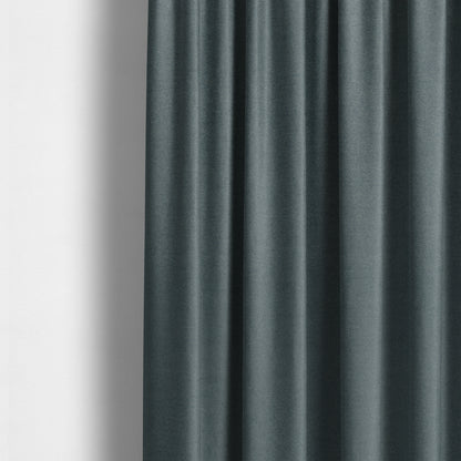 Jordan Soft Touch Chenille Plain Water Repellent Navy Blue Upholstery Fabric CTR-1630 - Made To Measure Curtains