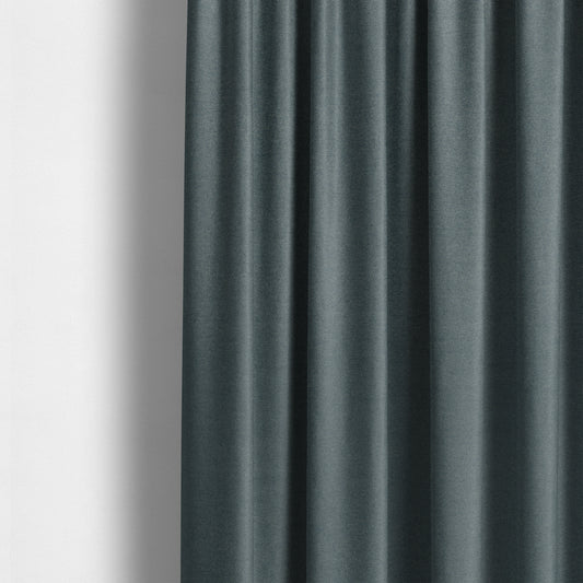 Jordan Soft Touch Chenille Plain Water Repellent Navy Blue Upholstery Fabric CTR-1630 - Made To Measure Curtains