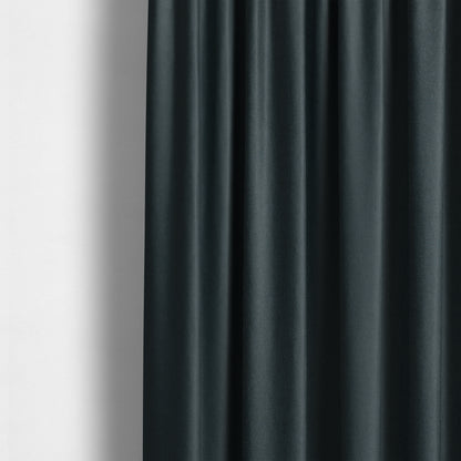 Jordan Soft Touch Chenille Plain Water Repellent Dark Blue Upholstery Fabric CTR-1632 - Made To Measure Curtains