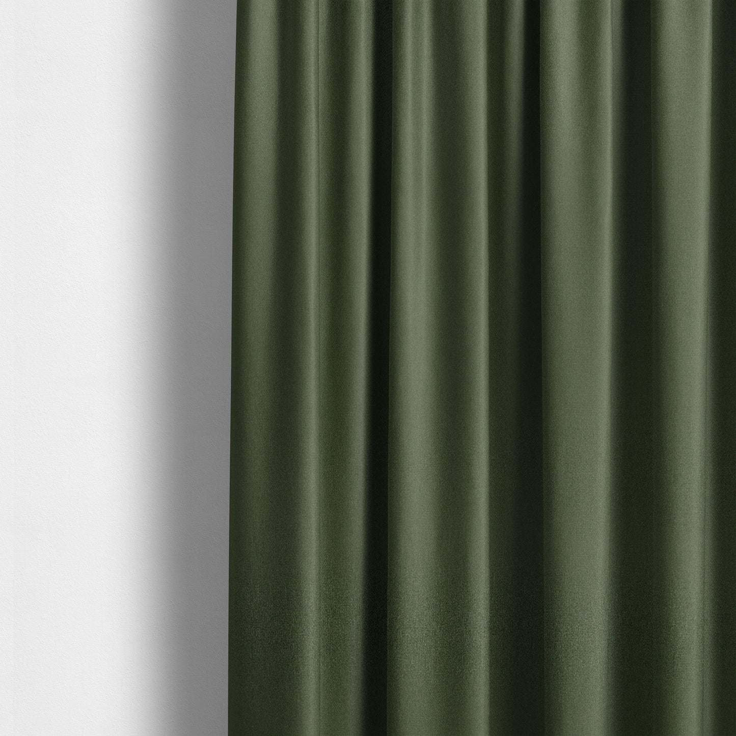 Jordan Soft Touch Chenille Plain Water Repellent Green Upholstery Fabric CTR-1633 - Made To Measure Curtains