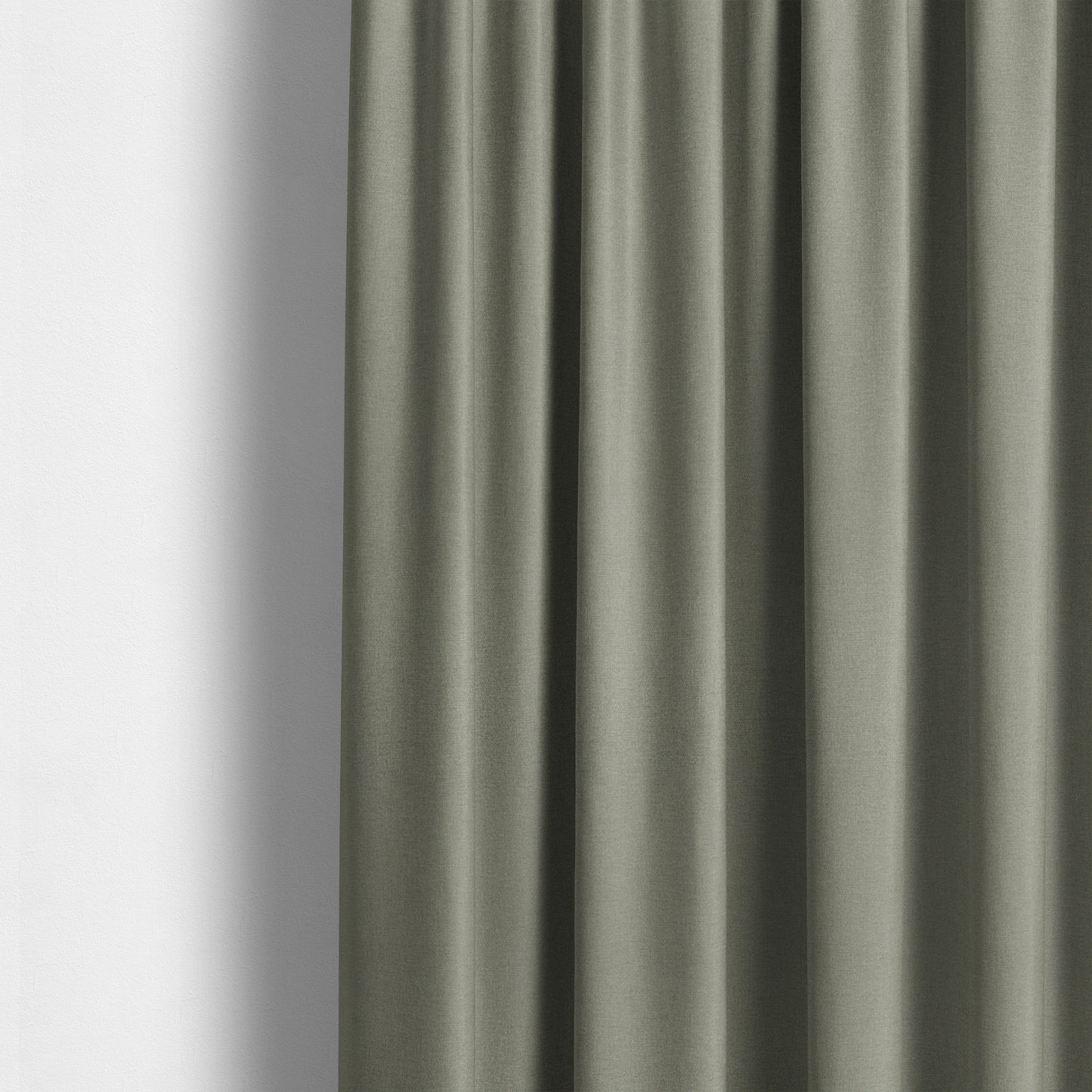 Jordan Soft Touch Chenille Plain Water Repellent Natural With Grey Upholstery Fabric CTR-1638 - Made To Measure Curtains