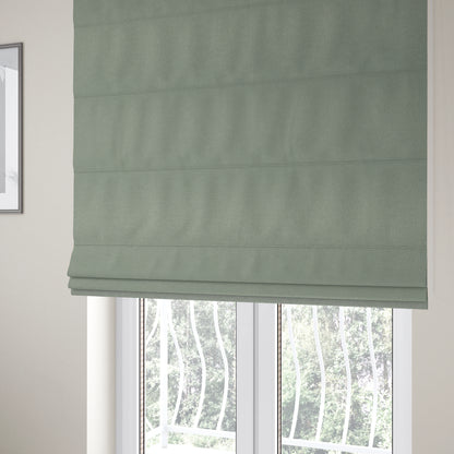 Jordan Soft Touch Chenille Plain Water Repellent Silver Upholstery Fabric CTR-1640 - Roman Blinds