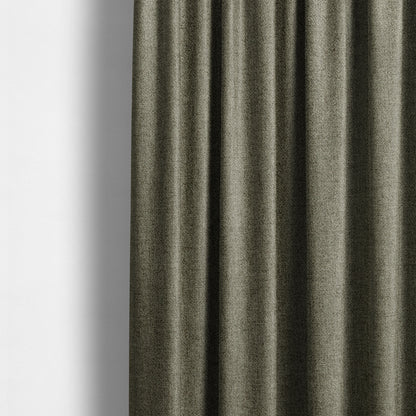 Yorkshire Plain Chenille Khaki Brown Upholstery Fabric CTR-1650 - Made To Measure Curtains