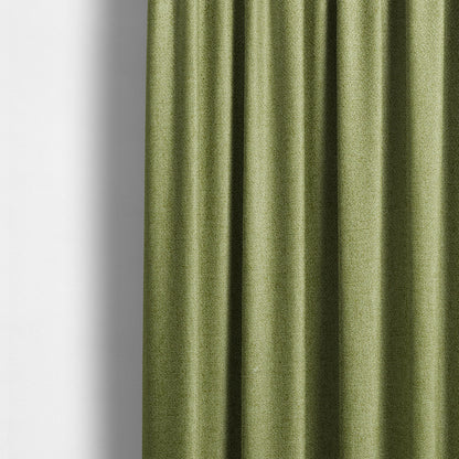 Yorkshire Plain Chenille Green Upholstery Fabric CTR-1655 - Made To Measure Curtains