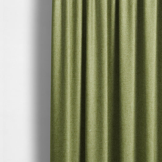 Yorkshire Plain Chenille Green Upholstery Fabric CTR-1655 - Made To Measure Curtains