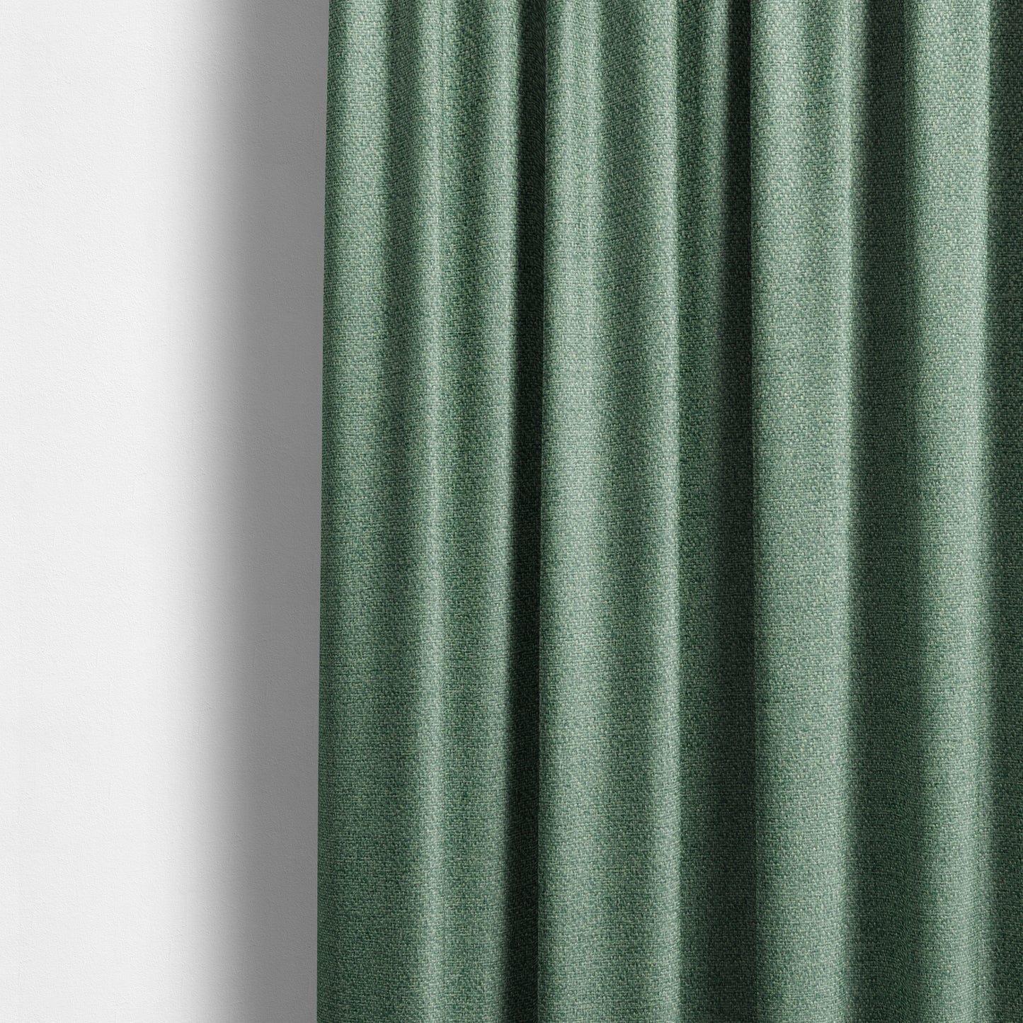 Yorkshire Plain Chenille Jade Green Upholstery Fabric CTR-1656 - Made To Measure Curtains