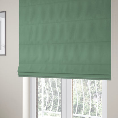 Yorkshire Plain Chenille Jade Green Upholstery Fabric CTR-1656 - Roman Blinds