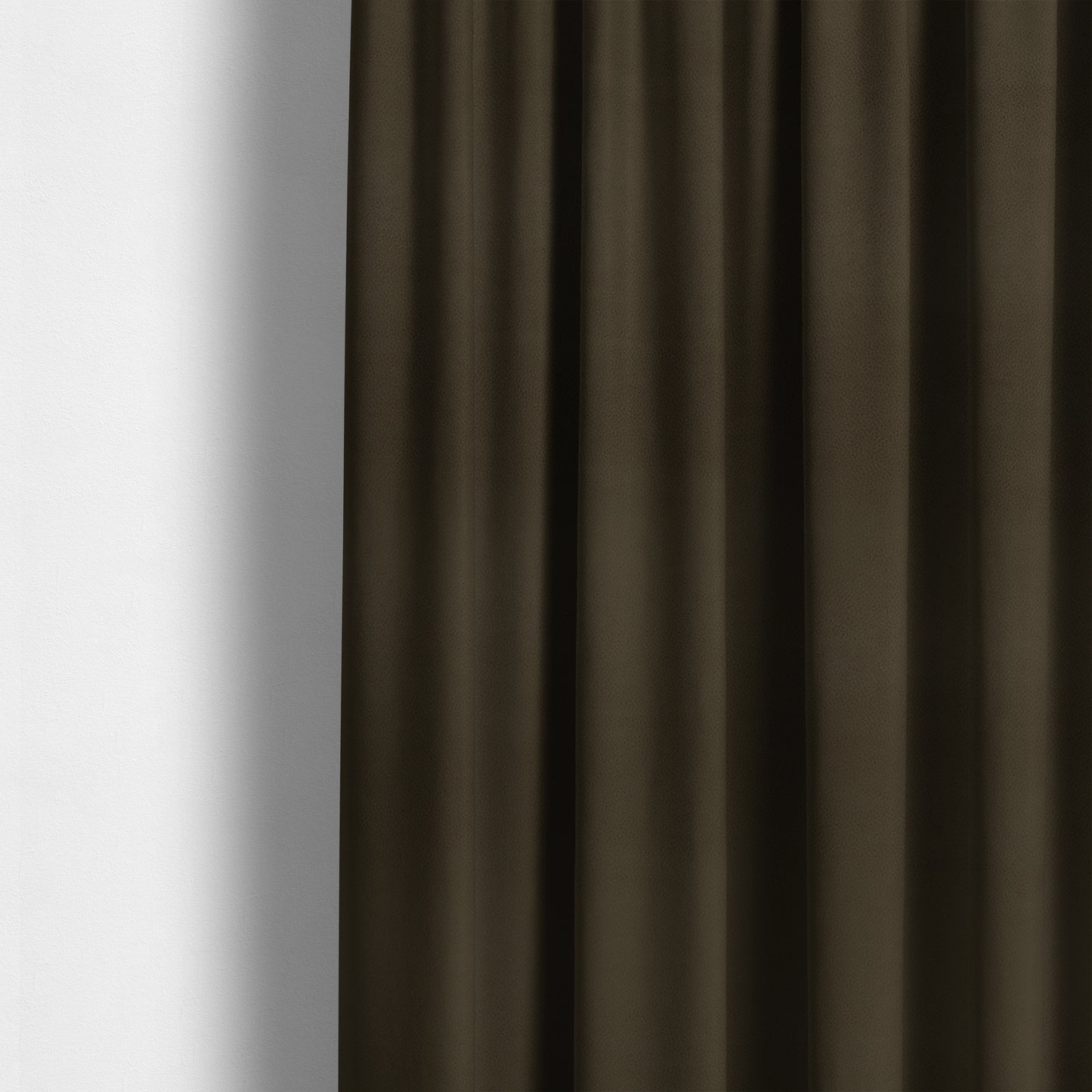 Calgary Soft Suede Brown Colour Upholstery Fabric CTR-1675 - Roman Blinds