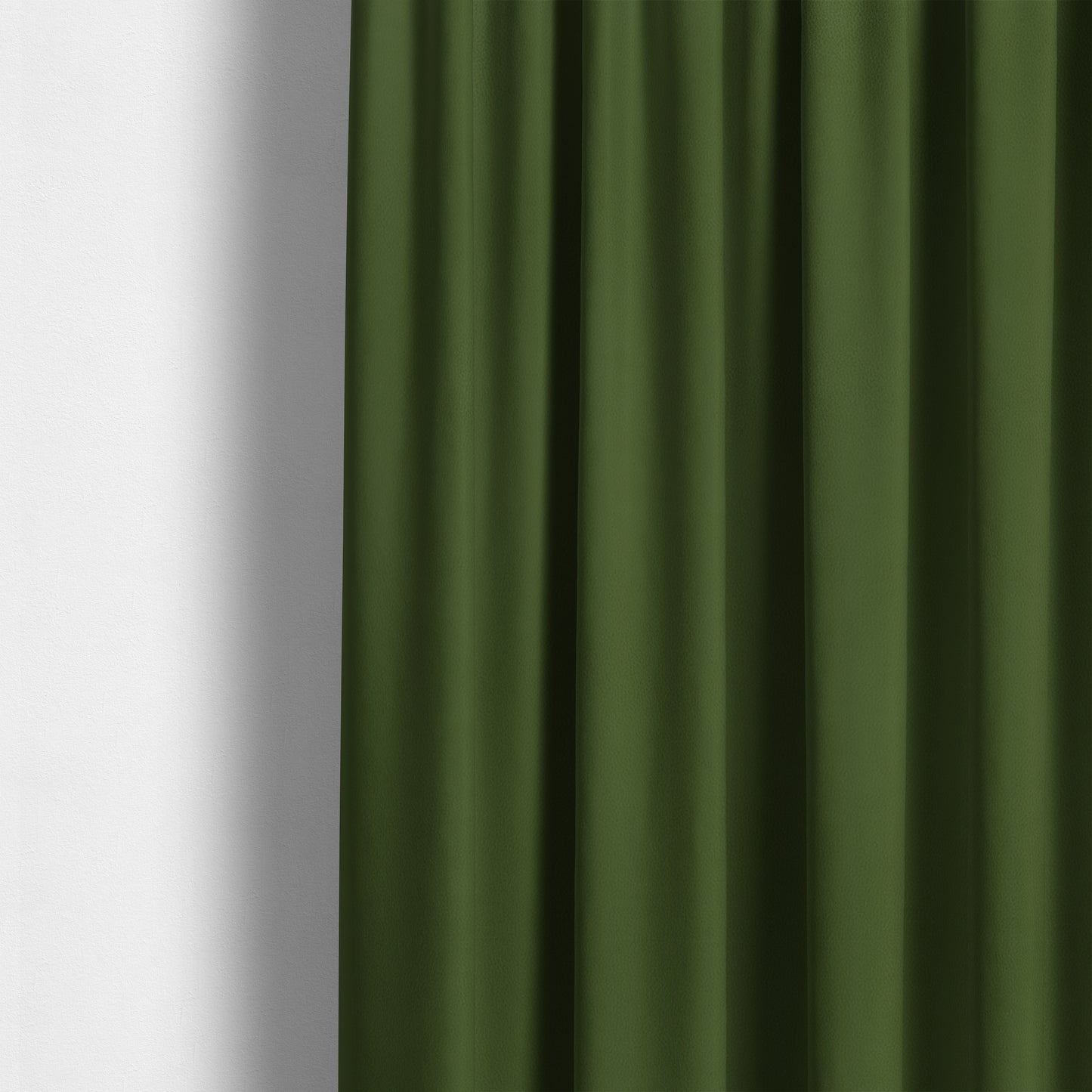 Calgary Soft Suede Green Colour Upholstery Fabric CTR-1682 - Made To Measure Curtains