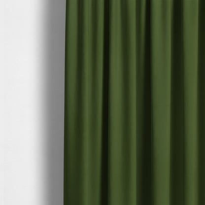 Calgary Soft Suede Green Colour Upholstery Fabric CTR-1682 - Made To Measure Curtains