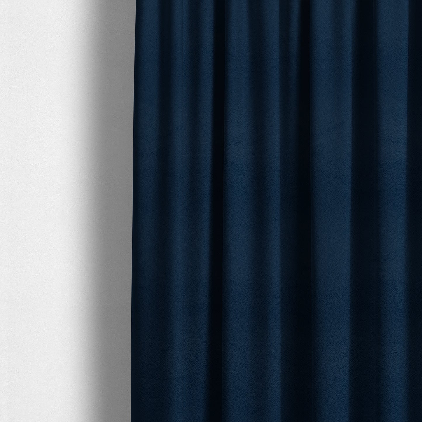 Calgary Soft Suede Navy Blue Colour Upholstery Fabric CTR-1686 - Made To Measure Curtains